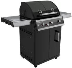 Outdoorchef Gasgrillstation Dualchef 325 G, Schwarz -Webe Grill Geschaft 18 700 03 DUALCHEF 325 G Black