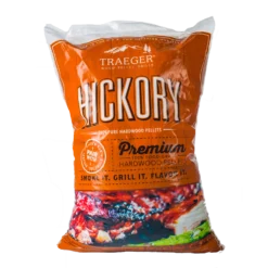 Traeger Hartholz Pellets Hickory, 9 Kg Beutel -Webe Grill Geschaft BF Hardwood PEL319 Hickory Traeger 1