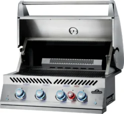 NAPOLEON 700-Series 32", Edelstahl, Einbau, Inkl. Drehspieß -Webe Grill Geschaft BIG32RB Grillhead Ang Open KnobsOn BurnerLit 1
