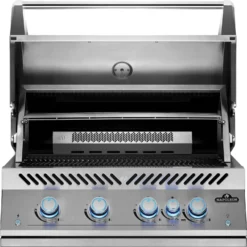 NAPOLEON 700-Series 32", Edelstahl, Einbau, Inkl. Drehspieß -Webe Grill Geschaft BIG32RB Grillhead Str Open KnobsOff Lit WarmingRackB 1