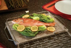 NAPOLEON Starter-Set Für Fisch- & Meeresfrüchte-Liebhaber (90003) -Webe Grill Geschaft NAPOLEON Fisch und Gemuesehalter klappbar