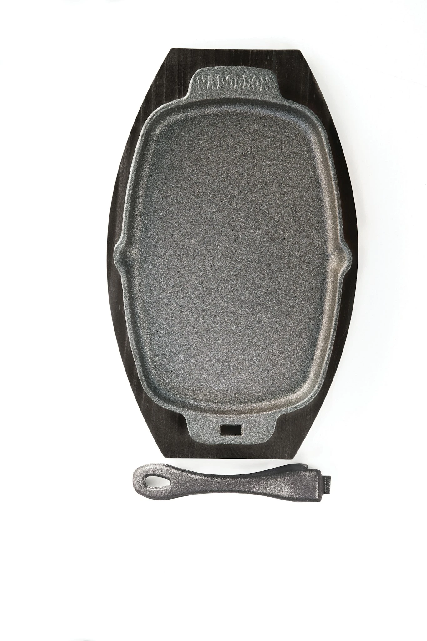 NAPOLEON Gusseiserne Pfanne Mit Holz-Untersetzer (56008) 6 NAPOLEON Gusseiserne Pfanne Mit Holz-Untersetzer (56008) – Bild 6