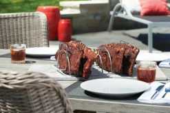 NAPOLEON Spare-Ribs- /Bratenhalter & Bierdosenhähnchen- Korb Edelstahl (56019)