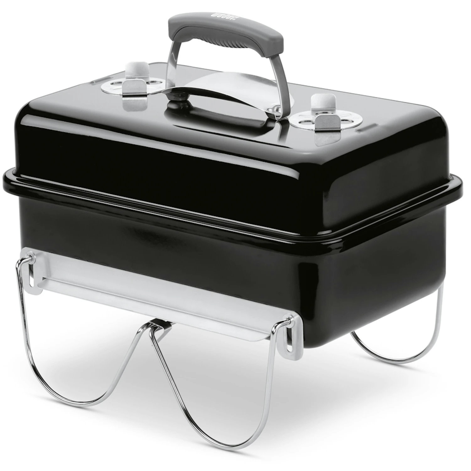 Weber Go-Anywhere Holzkohlegrill Schwarz 1 Weber Go-Anywhere Holzkohlegrill Schwarz