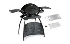 Weber Q 2200 Stand Gasgrill Schwarz