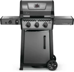 NAPOLEON Freestyle 365, 3 Hauptbrenner, Mit Sizzle Zone Seitenbrenner, Graphit -Webe Grill Geschaft napo F365DSIBPGT DE Prod Str Closed Lid Shlf Up 1