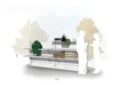 WWOO Designbeton-Outdoorküche Mano