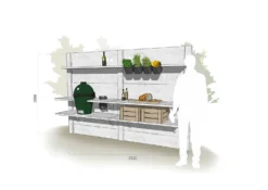 WWOO Designbeton-Outdoorküche Mats