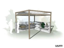 WWOO Designbeton-Outdoorküche Piet